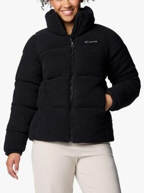 Columbia Woman Sherpa Quilted Puffer Jacket